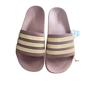 Adidas Adilette Women’s Aqua Slide Shower Pink Cream Shoe Size 9 JI4762